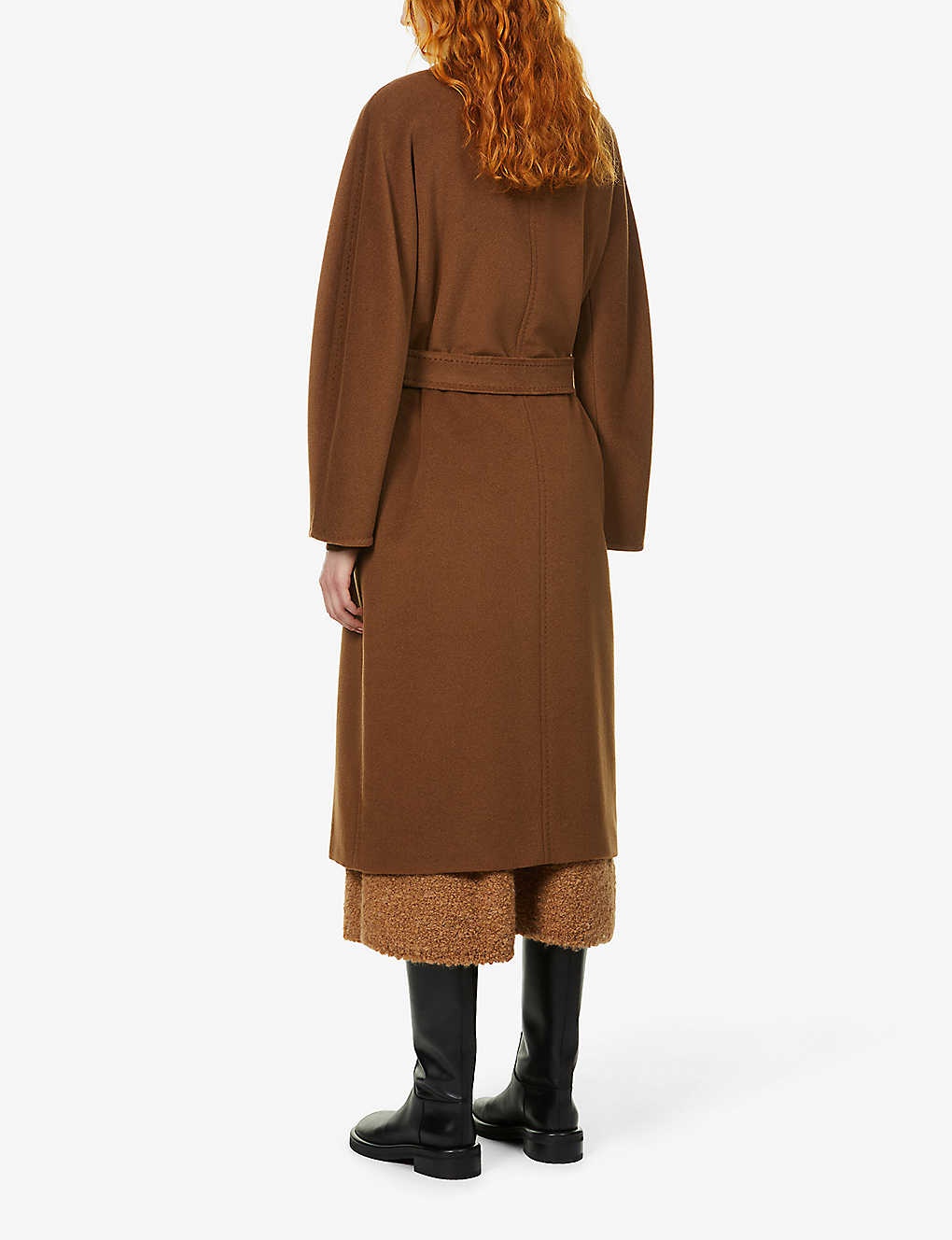 Madame double-breasted wool and cashmere-blend coat - 4