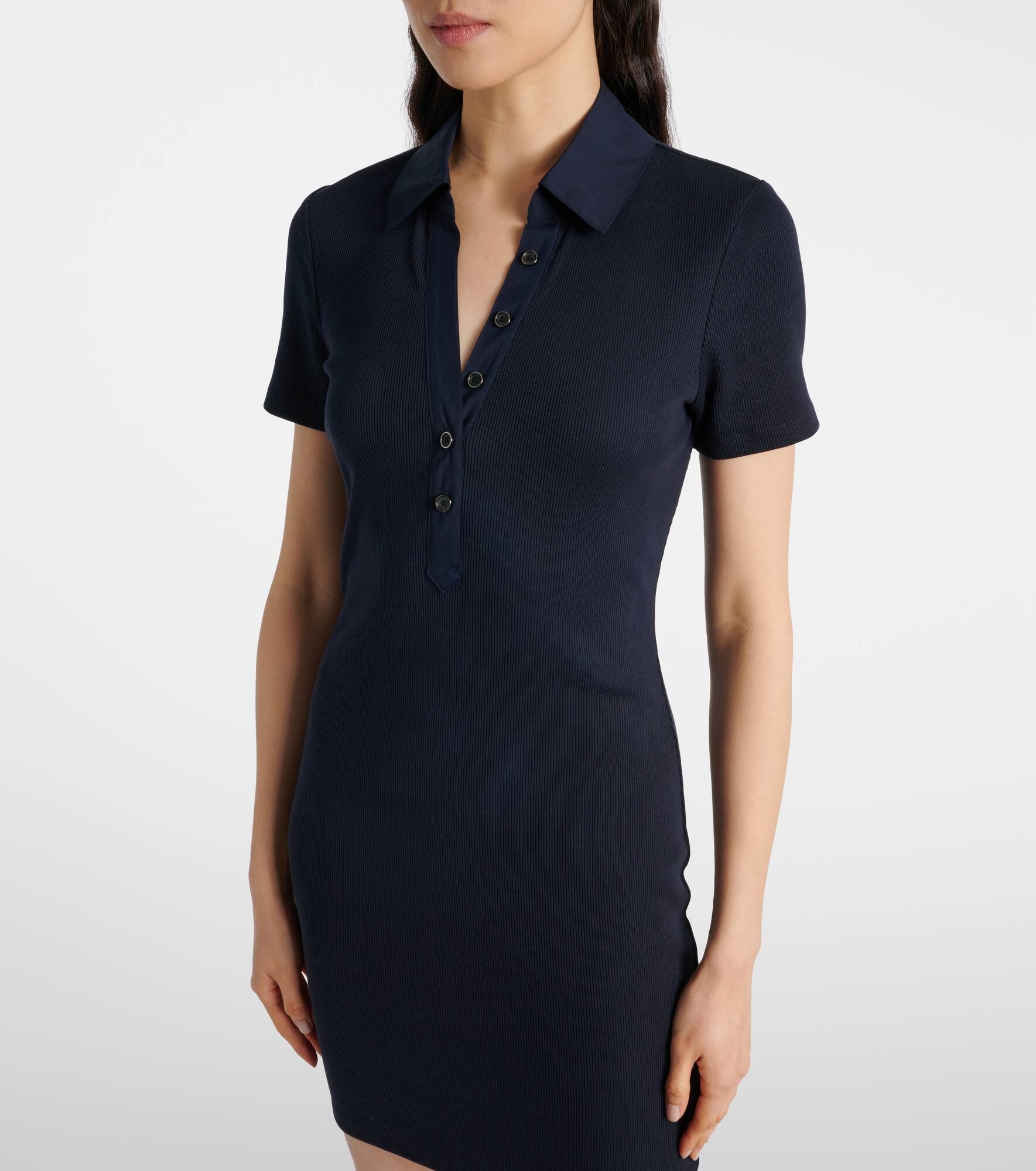 Bailey cotton-blend polo dress - 5