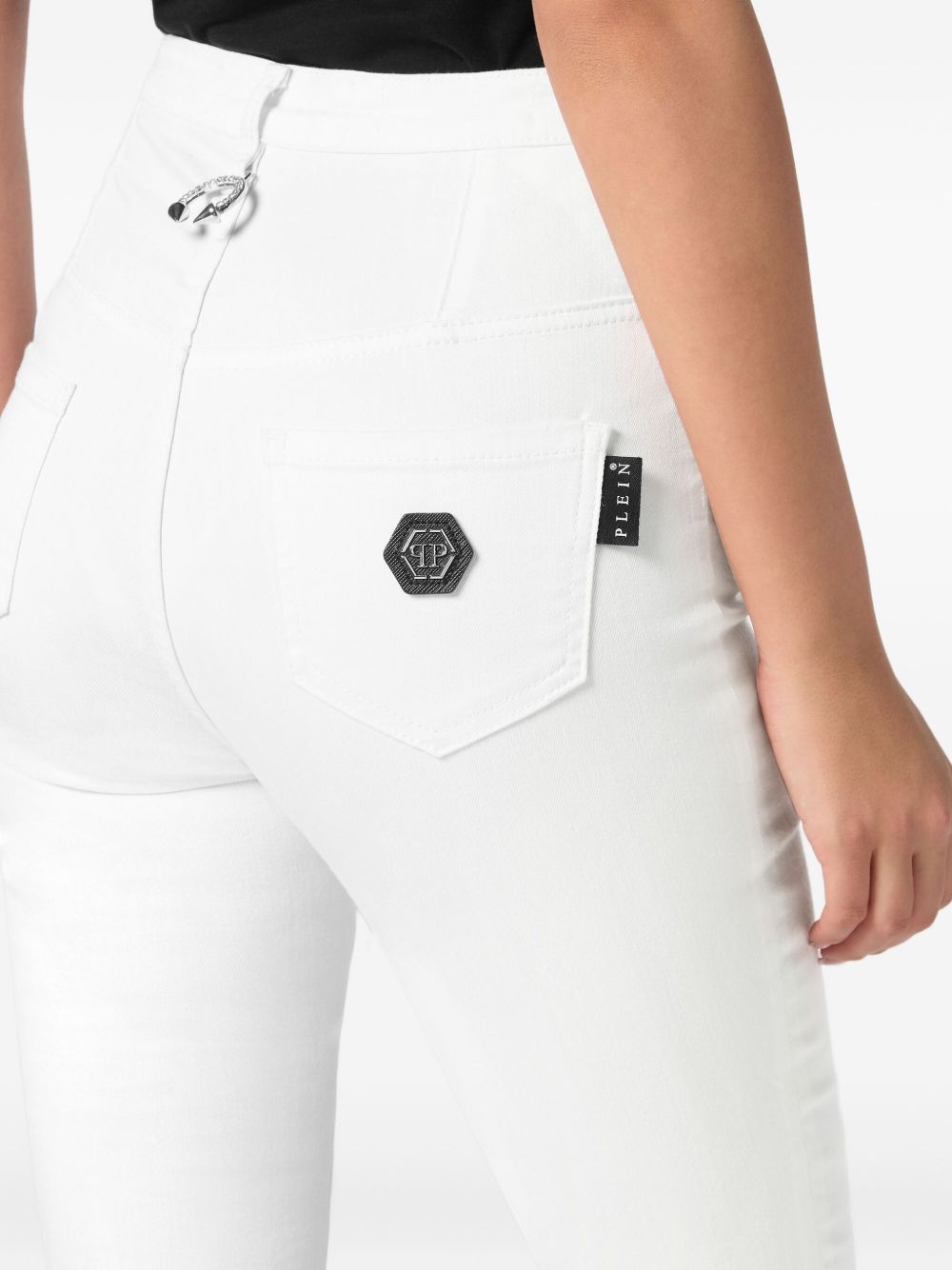 high-waisted skinny-cut jeans - 5