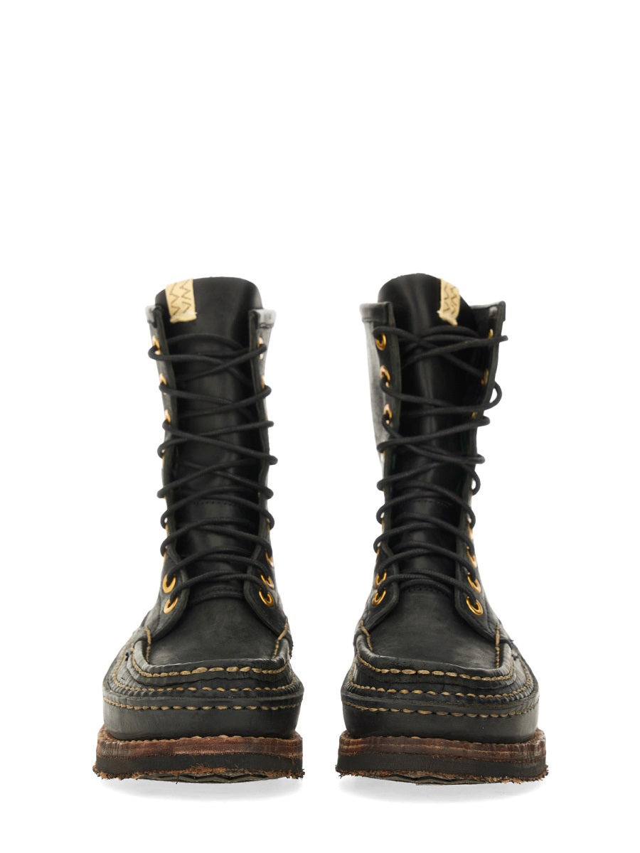 Visvim Men Boot "Grizzly Camper Hi-Folk" - 4