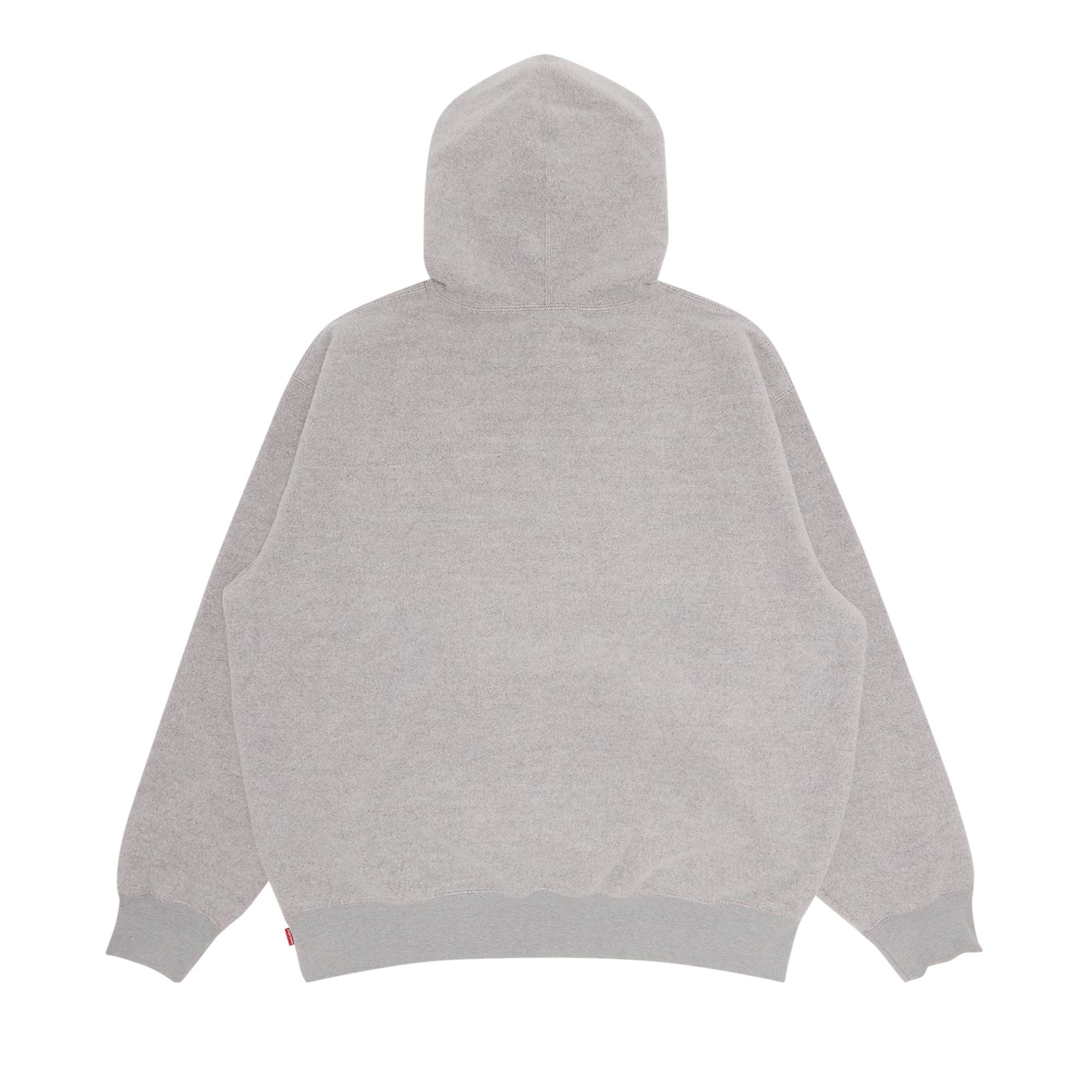 Supreme Inside Out Box Logo Hooded Sweatshirt 'Heather Grey' - 2