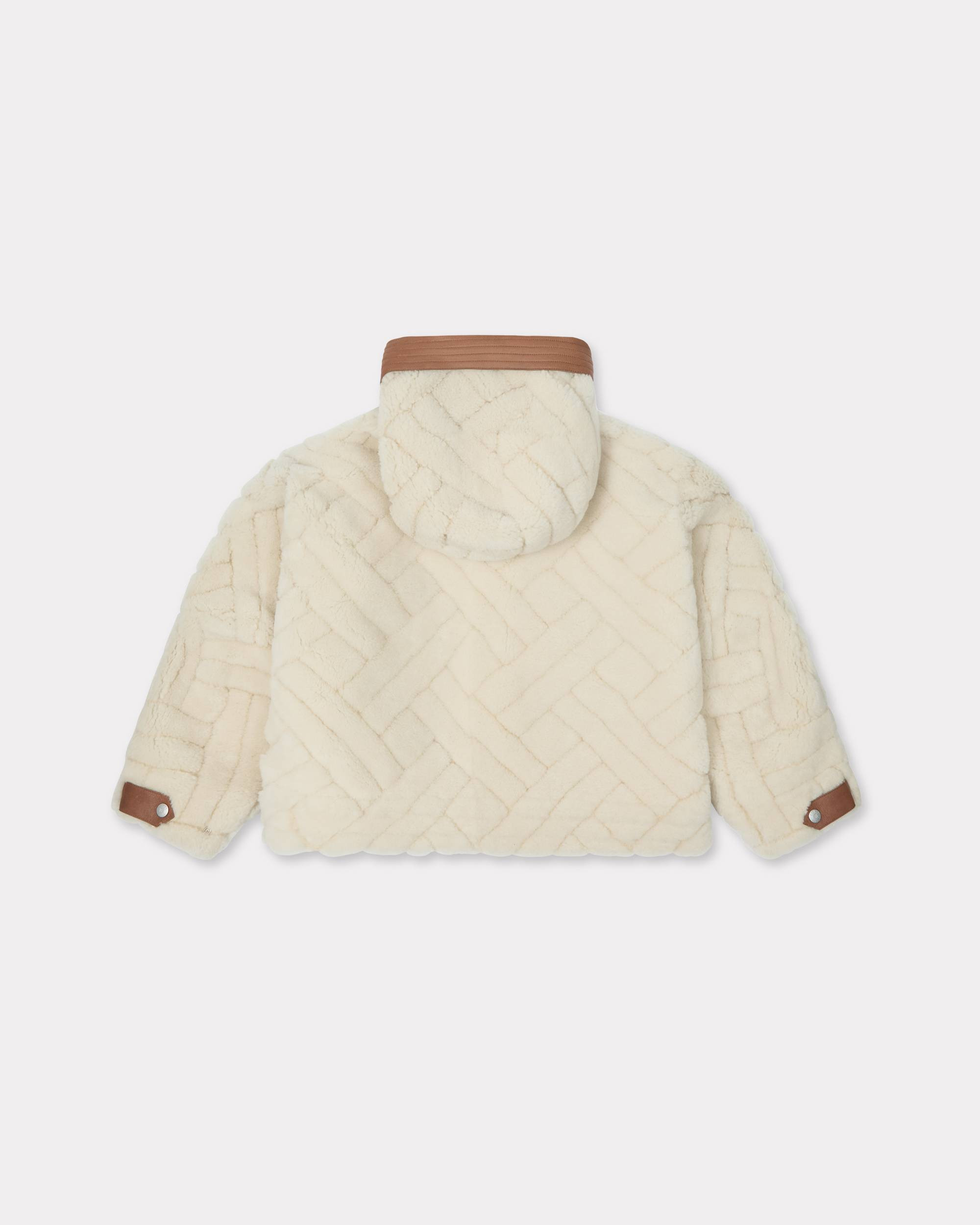 'KENZO Weave' shearling parka - 2