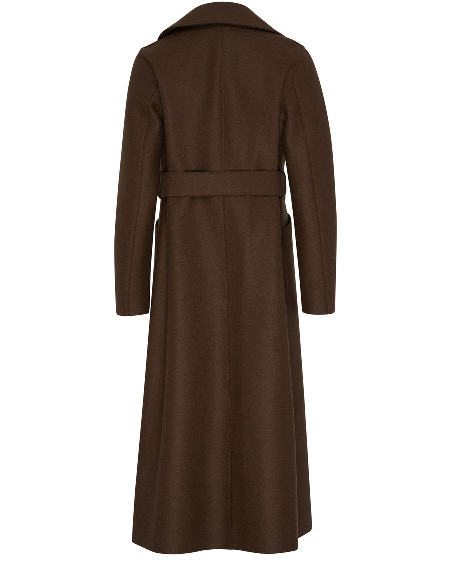 Pressed wool long coat - 3