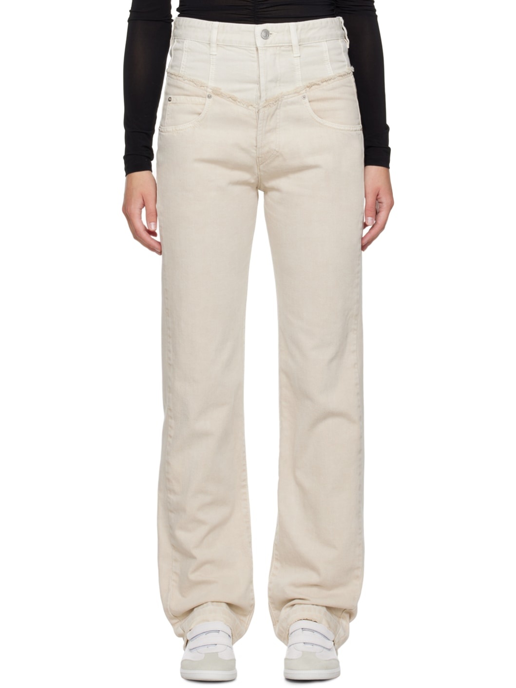 Beige Noemie Jeans - 1