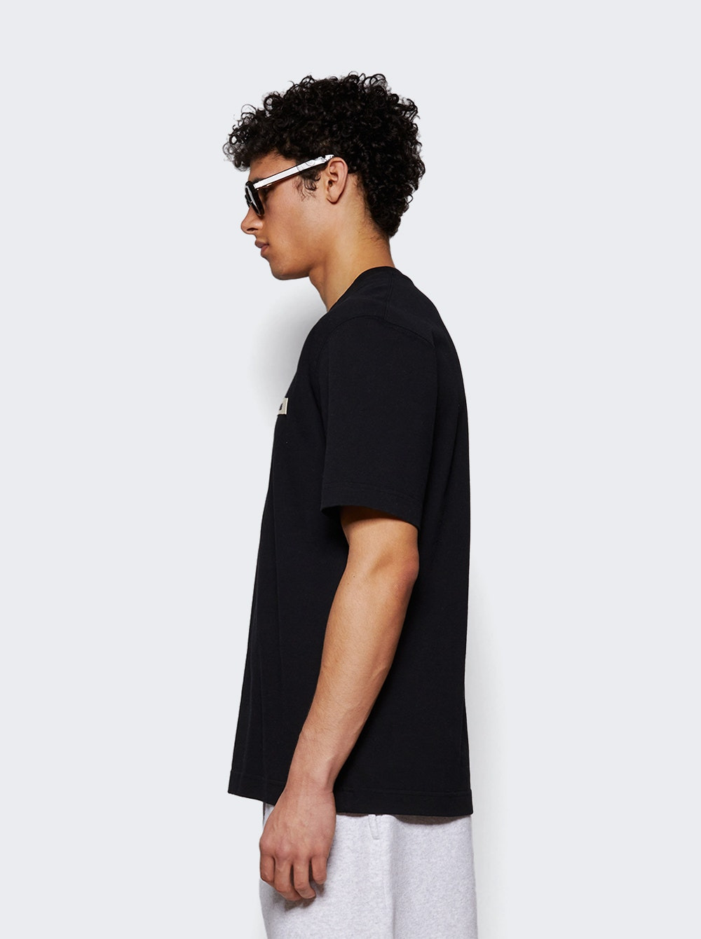 Gros Grain Tee Black - 4