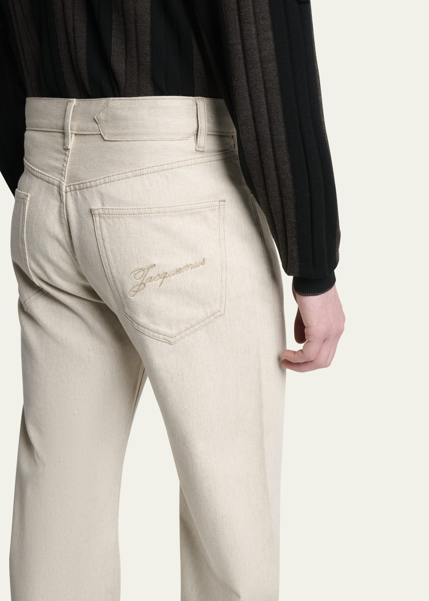 Men's Le De-Nimes Straight-Fit Jeans - 5