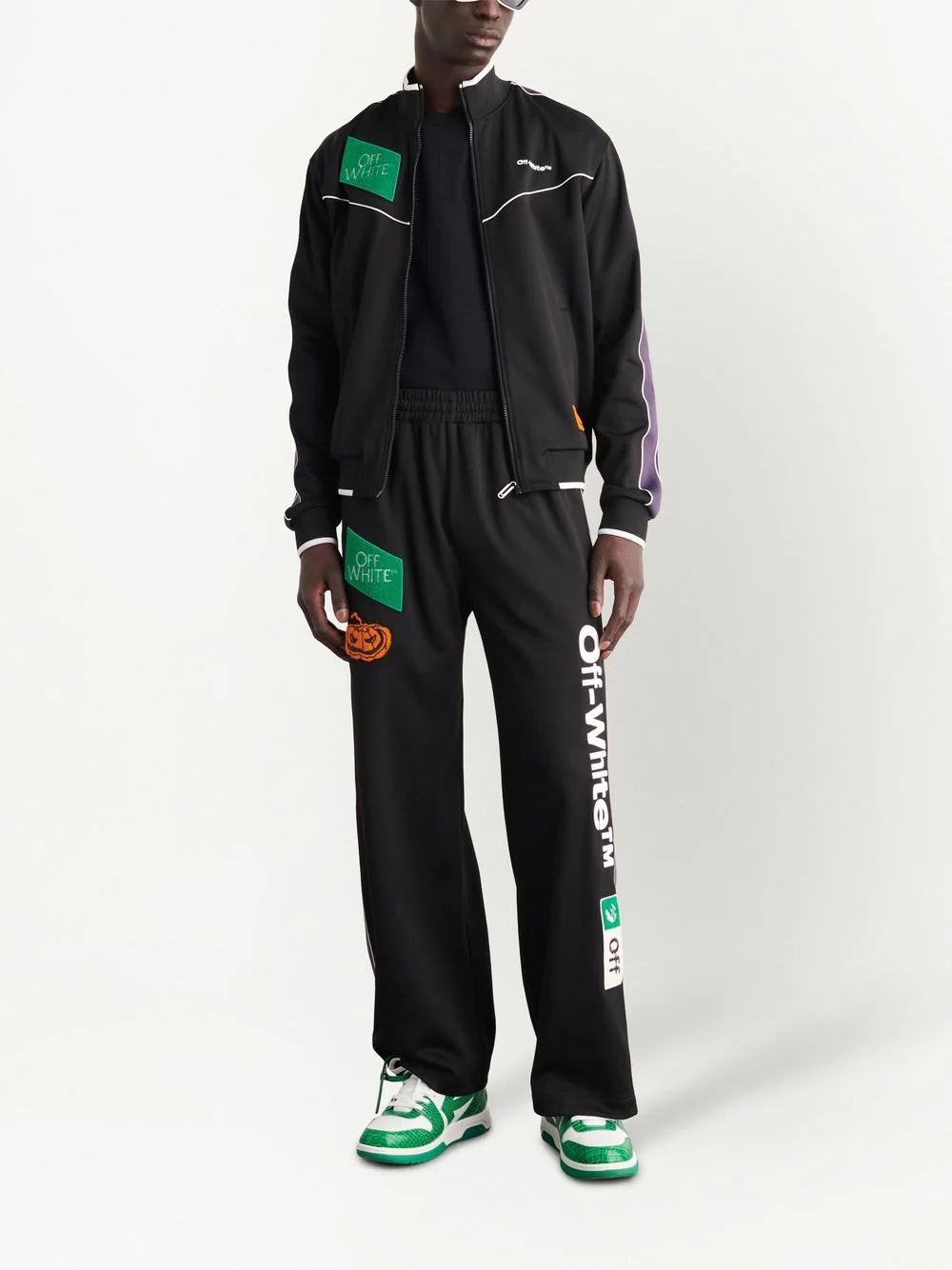 logo-patch track pants - 2
