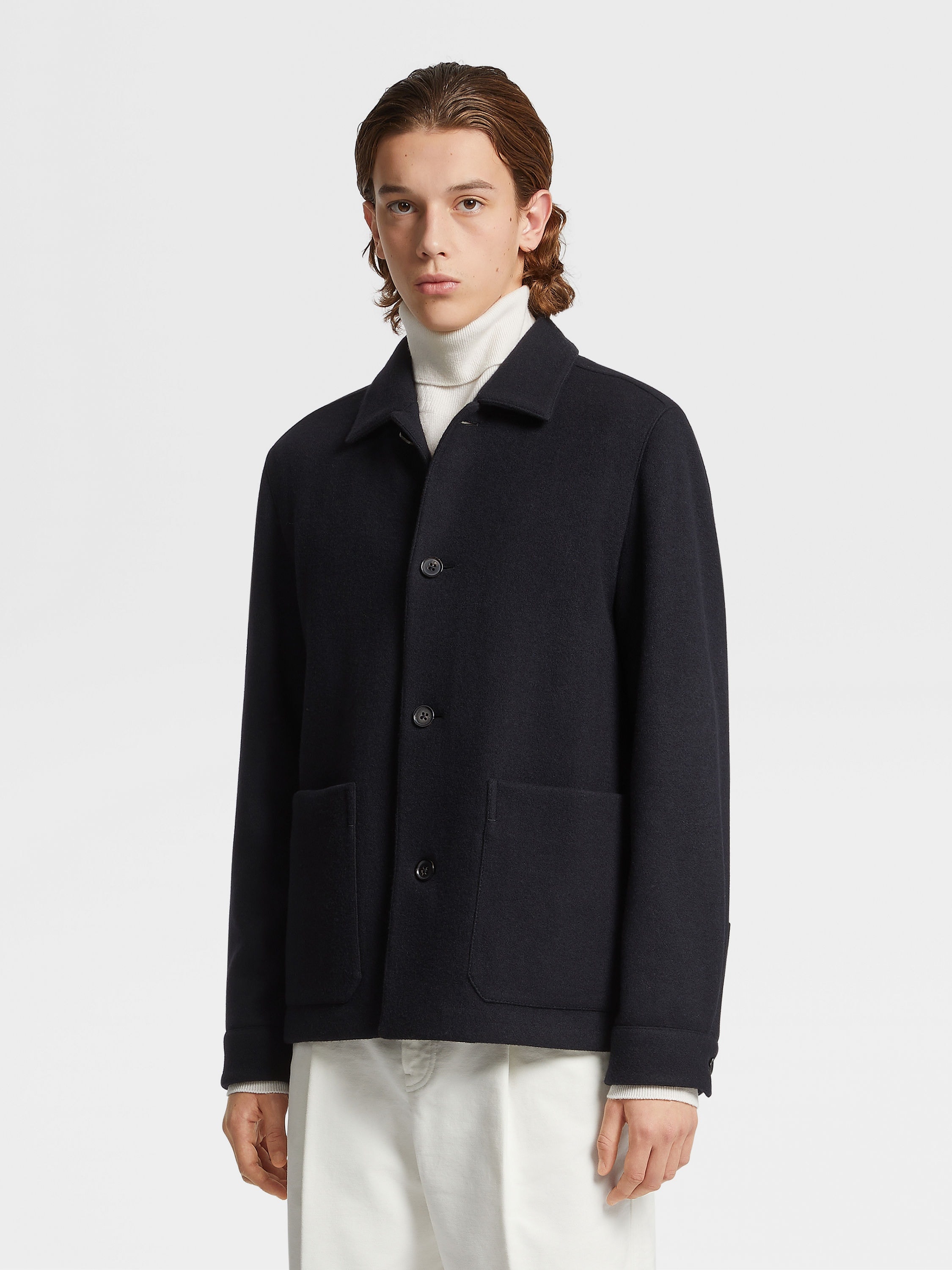 WOOL AND CASHMERE ALPE CHORE JACKET - 4
