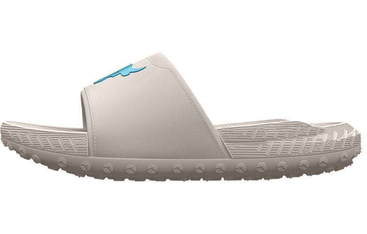 Under Armour Project Rock 3 Slide 'Grey Matter Blue Surf' 3026034-101 - 2