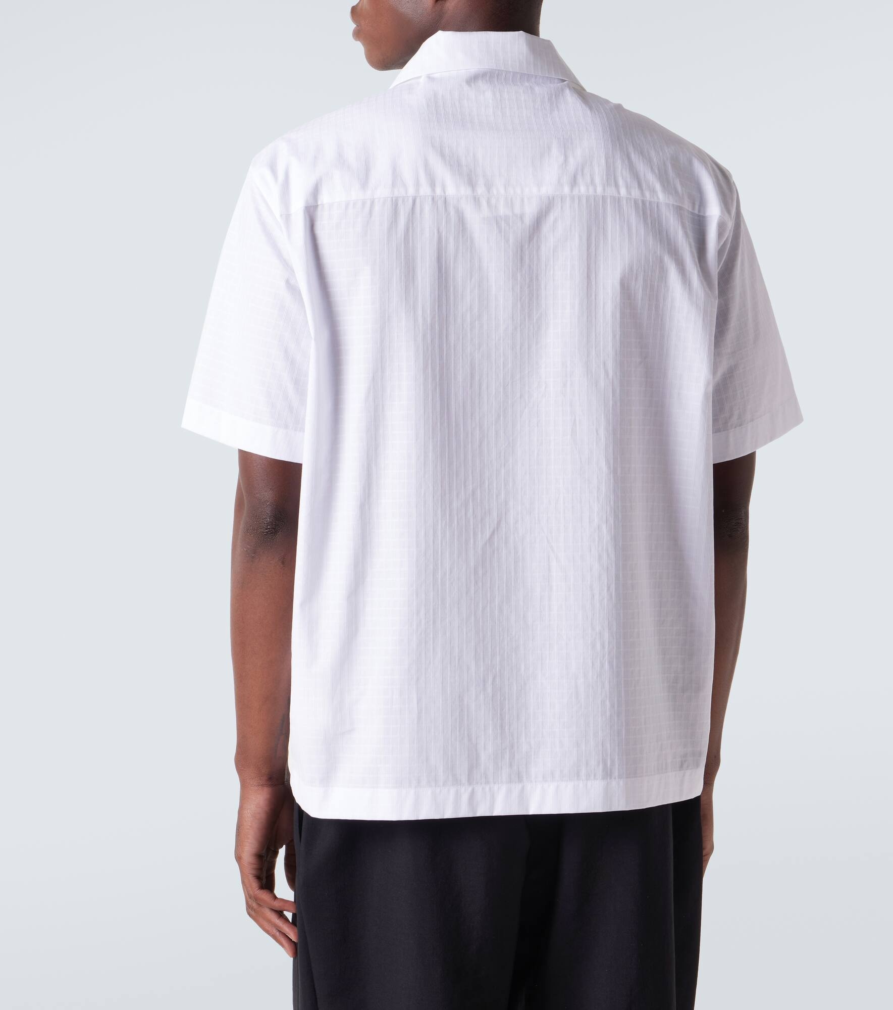 Checked cotton poplin shirt - 4