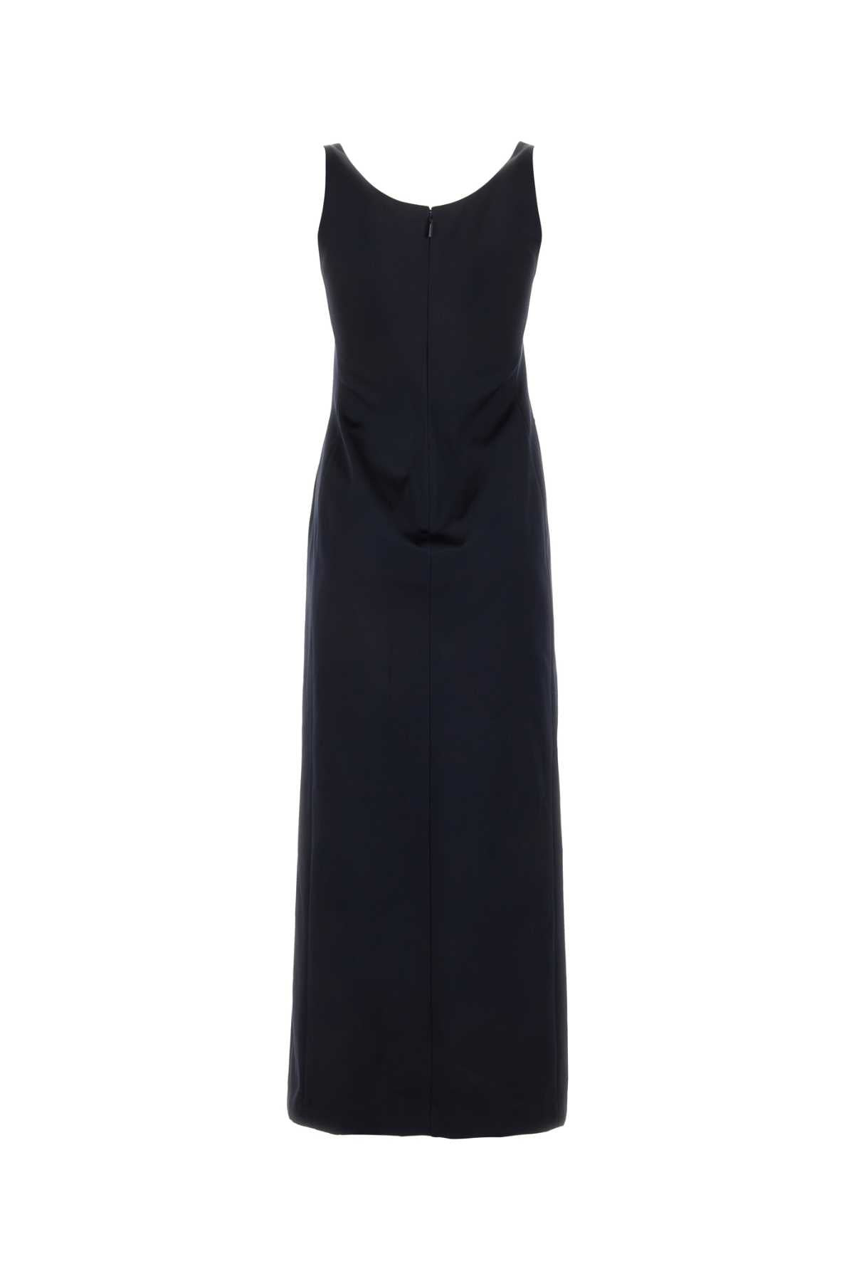 Fendi Women Midnight Blue Satin Dress - 2