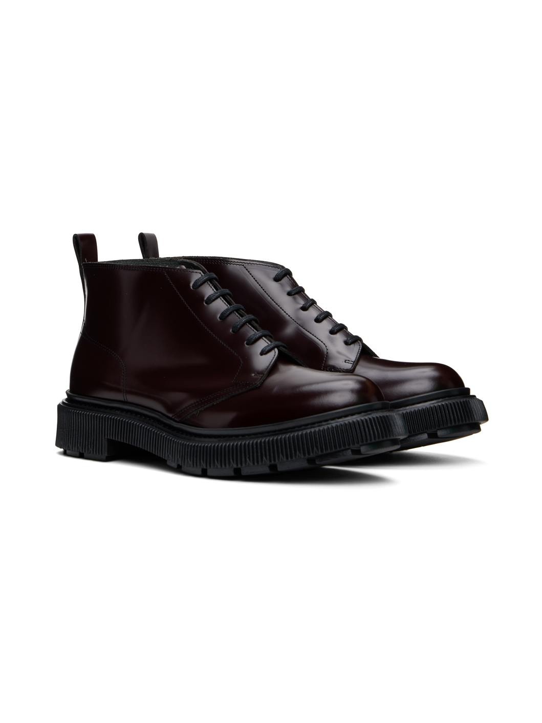 Burgundy Type 121 Boots - 4