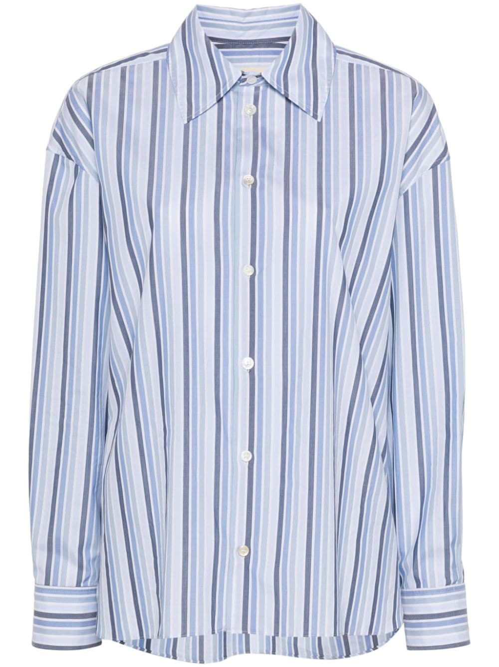 striped organic cotton shirt - 1