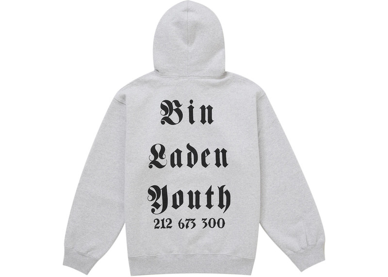 Supreme Supreme Dash Snow Hooded Sweatshirt Ash Grey outlook