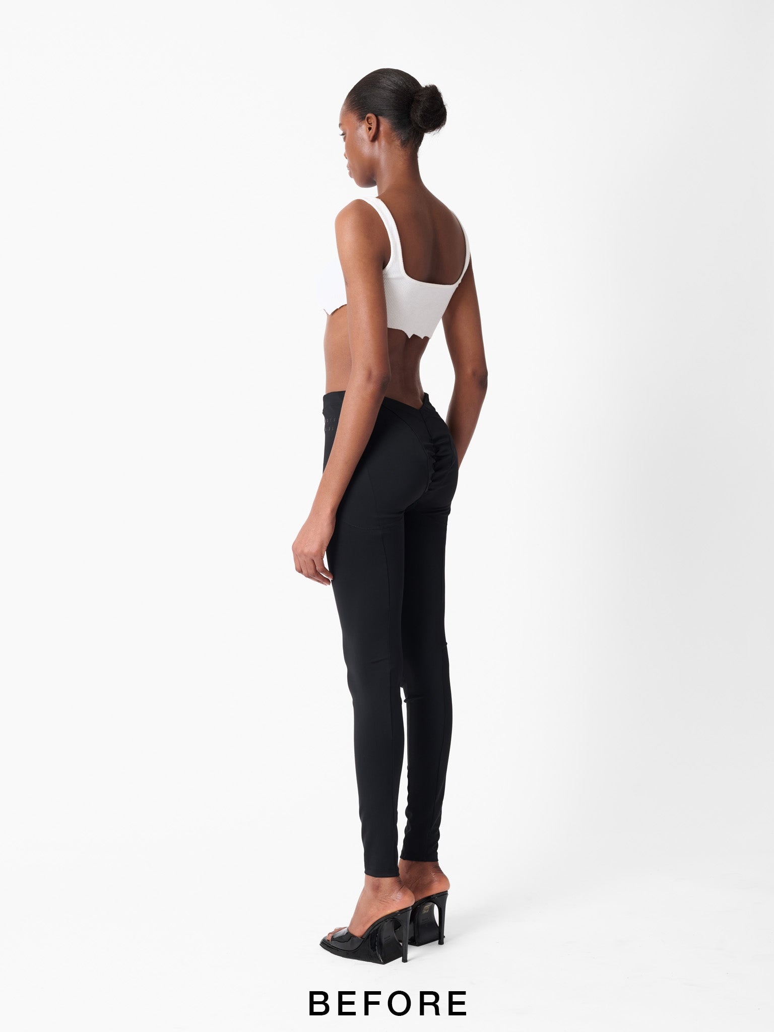 STACY PADDED LEGGINGS BLACK - 7