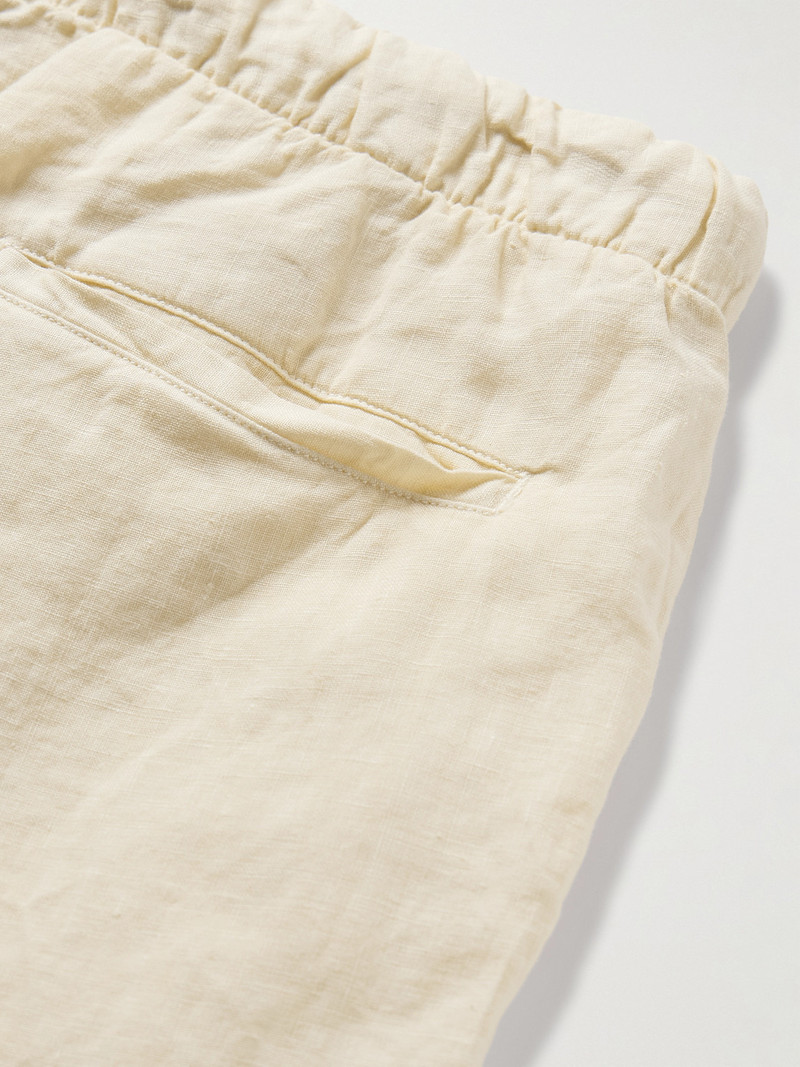 Joggy Straight-Leg Linen Drawstring Trousers 5