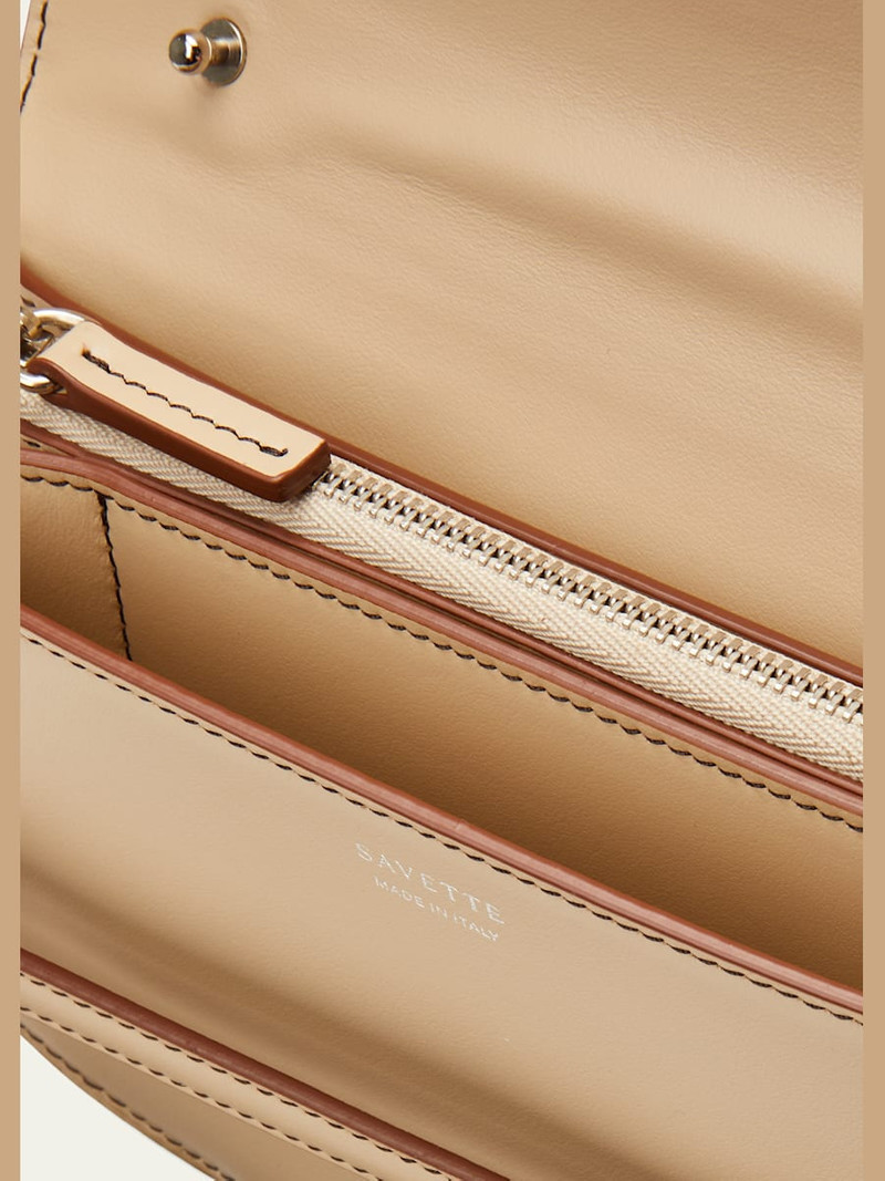 SAVETTE Sport Convertible Leather Crossbody Bag outlook