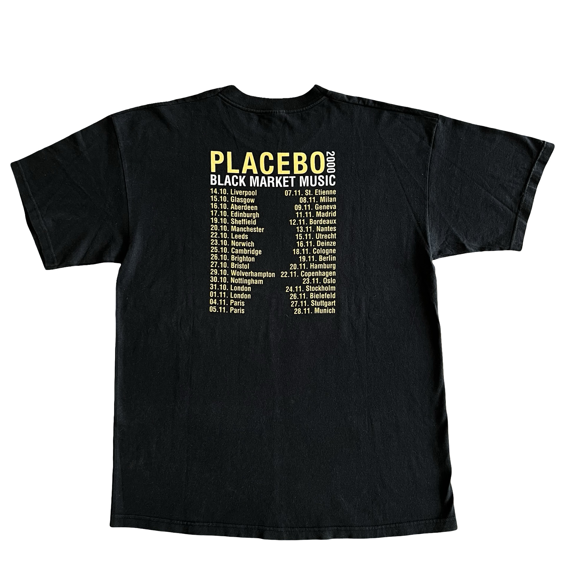 Final Blow - Vintage 2000 Placebo Band Photo T-Shirt SZ XL - 3