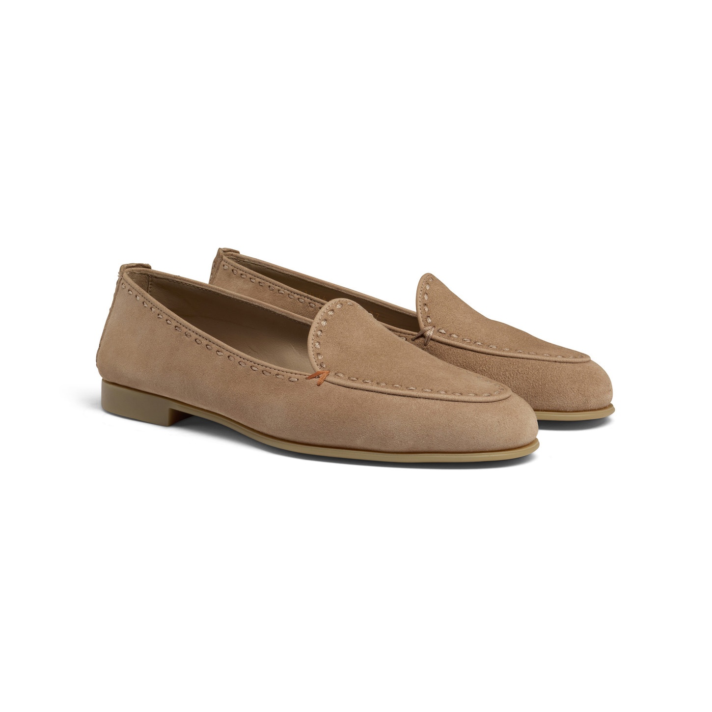 Women's pink suede loafer - 3