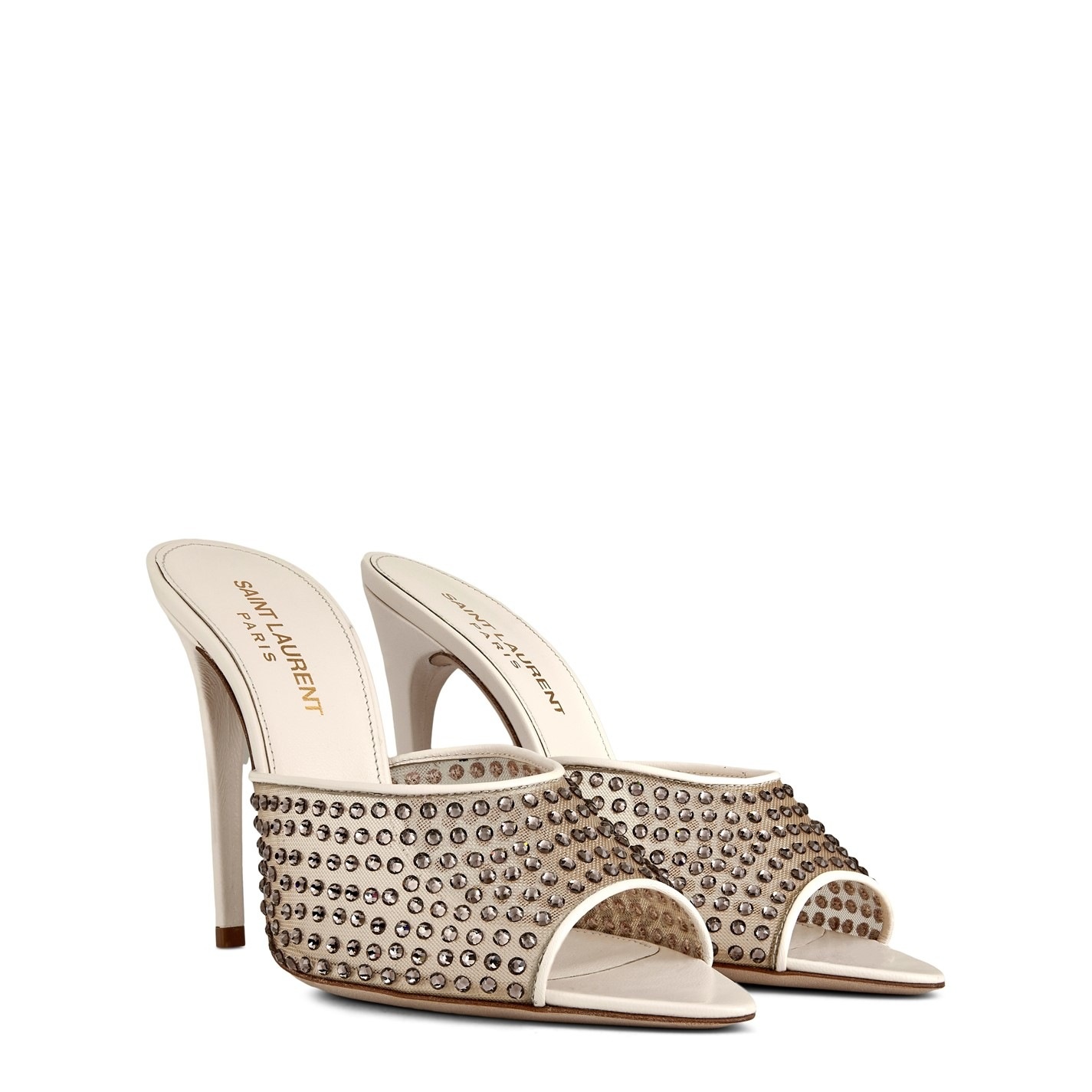 BLONDE MULE SANDALS - 4