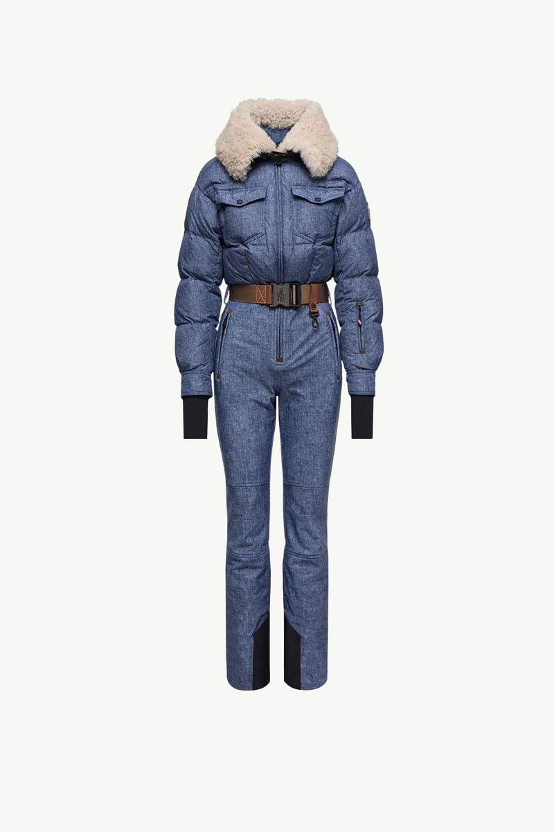 Shearling-Trimmed Down Ski Suit 1