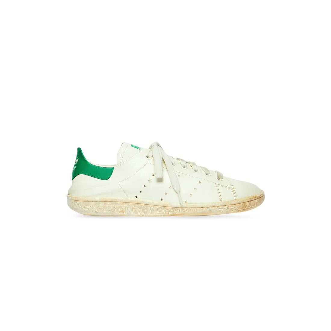 Men's Balenciaga / Adidas Stan Smith Worn-out Sneaker in Off White - 1