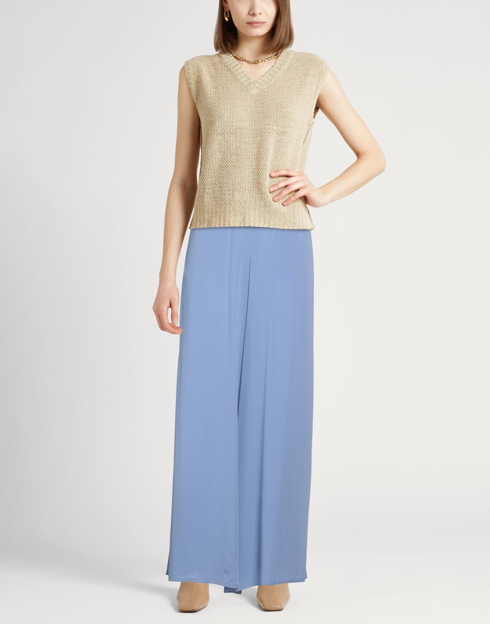 Sky blue Women's Casual Pants - 2