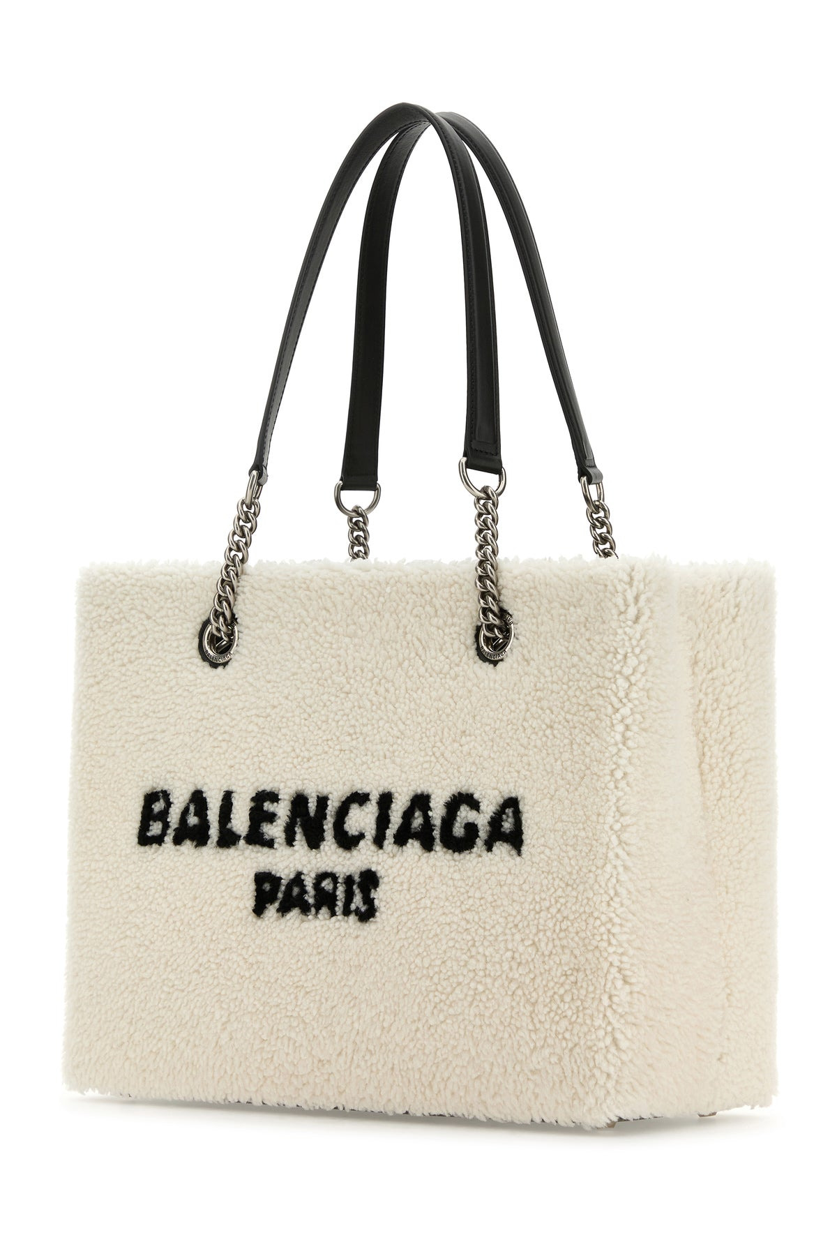 White shearling Duty Free M handbag - 2