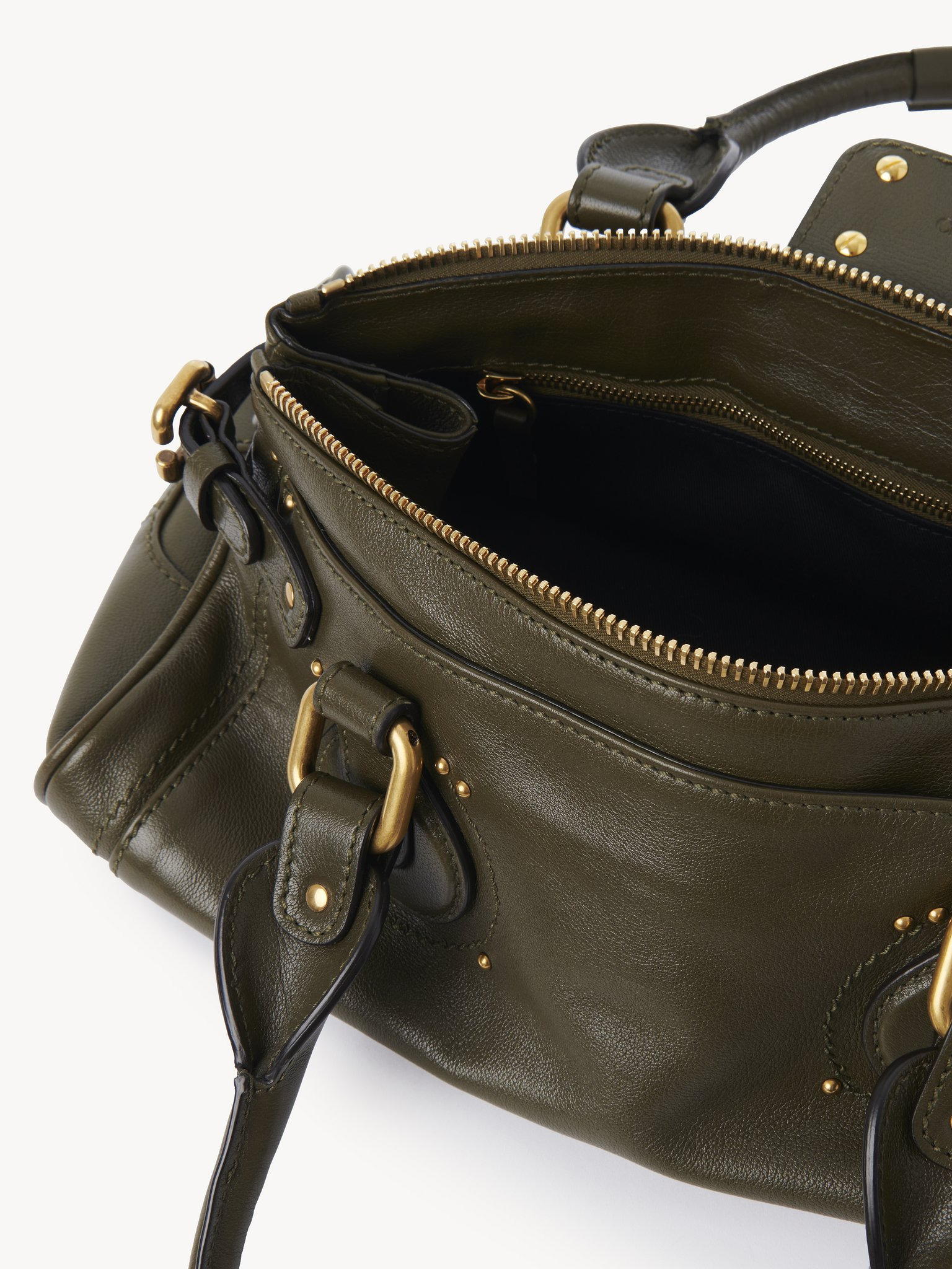 PADDINGTON BAG IN GRAINED LEATHER - 6