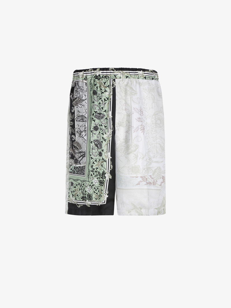 Atlantis patchwork printed short pants 1