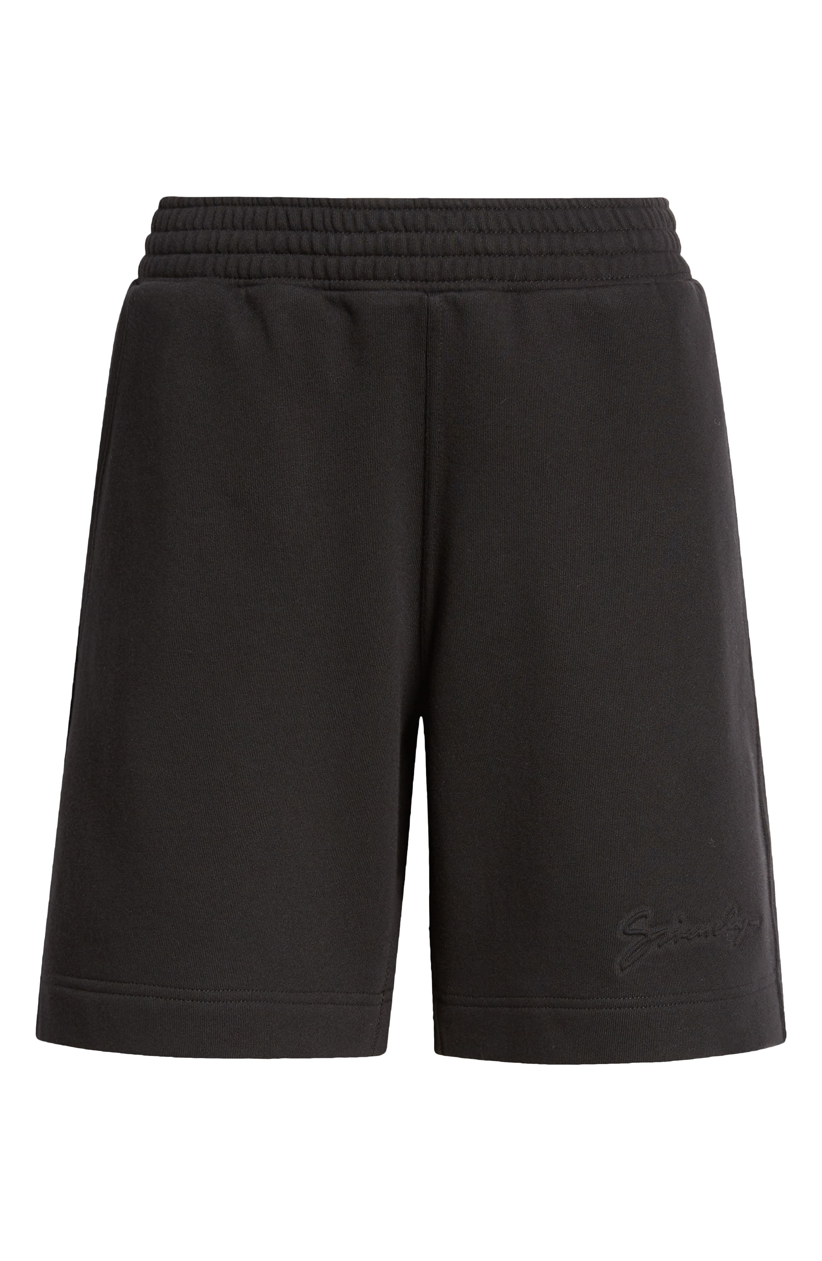 Givenchy Logo Script Cotton Sweat Shorts in Black at Nordstrom - 6