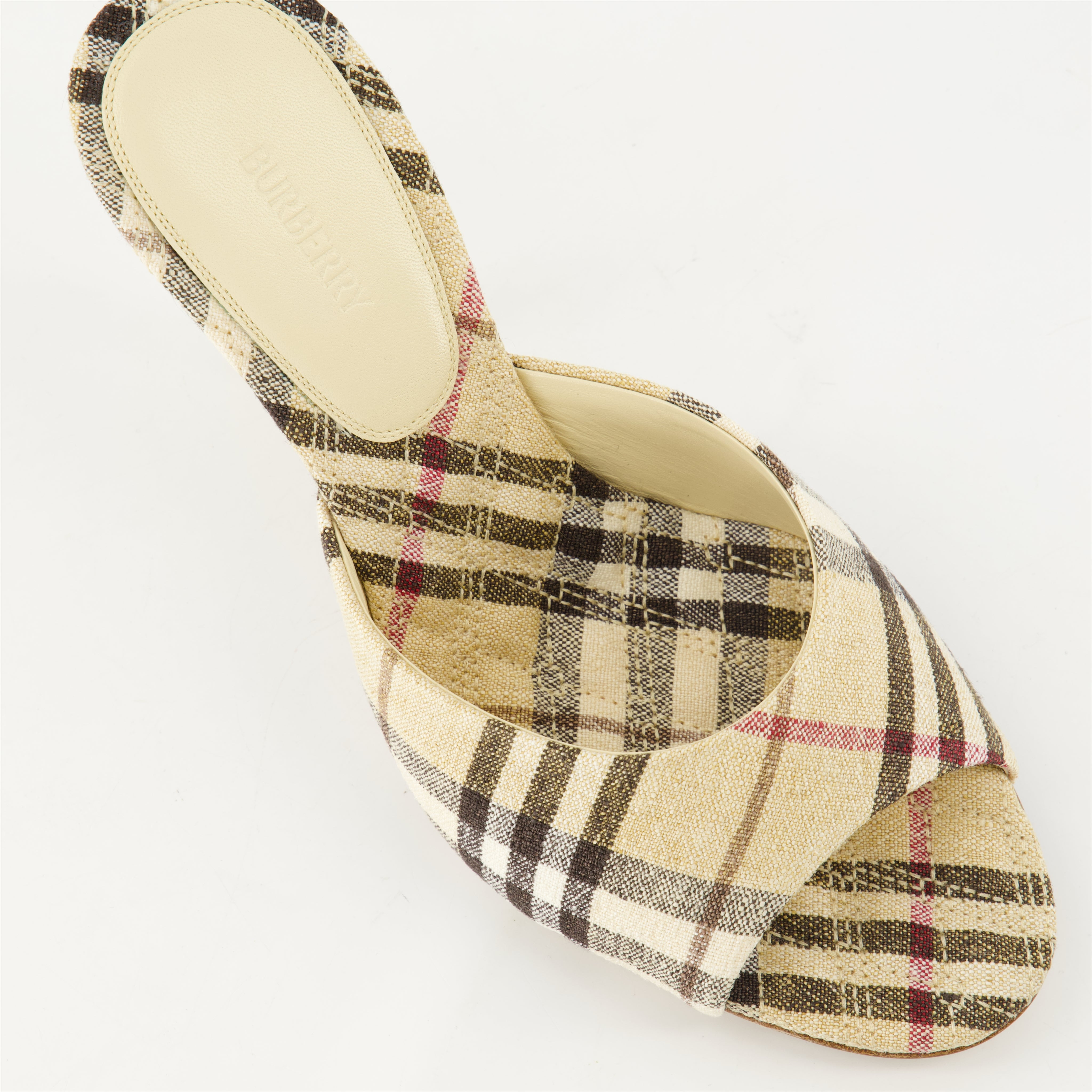 Mules à carreaux - 5