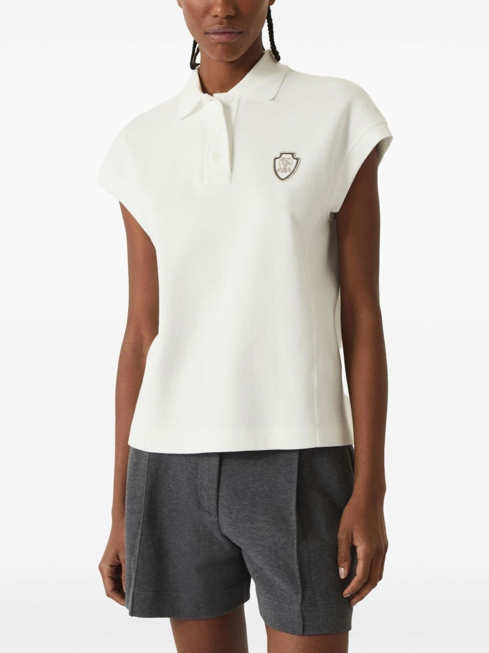 Logo cotton polo shirt - 6