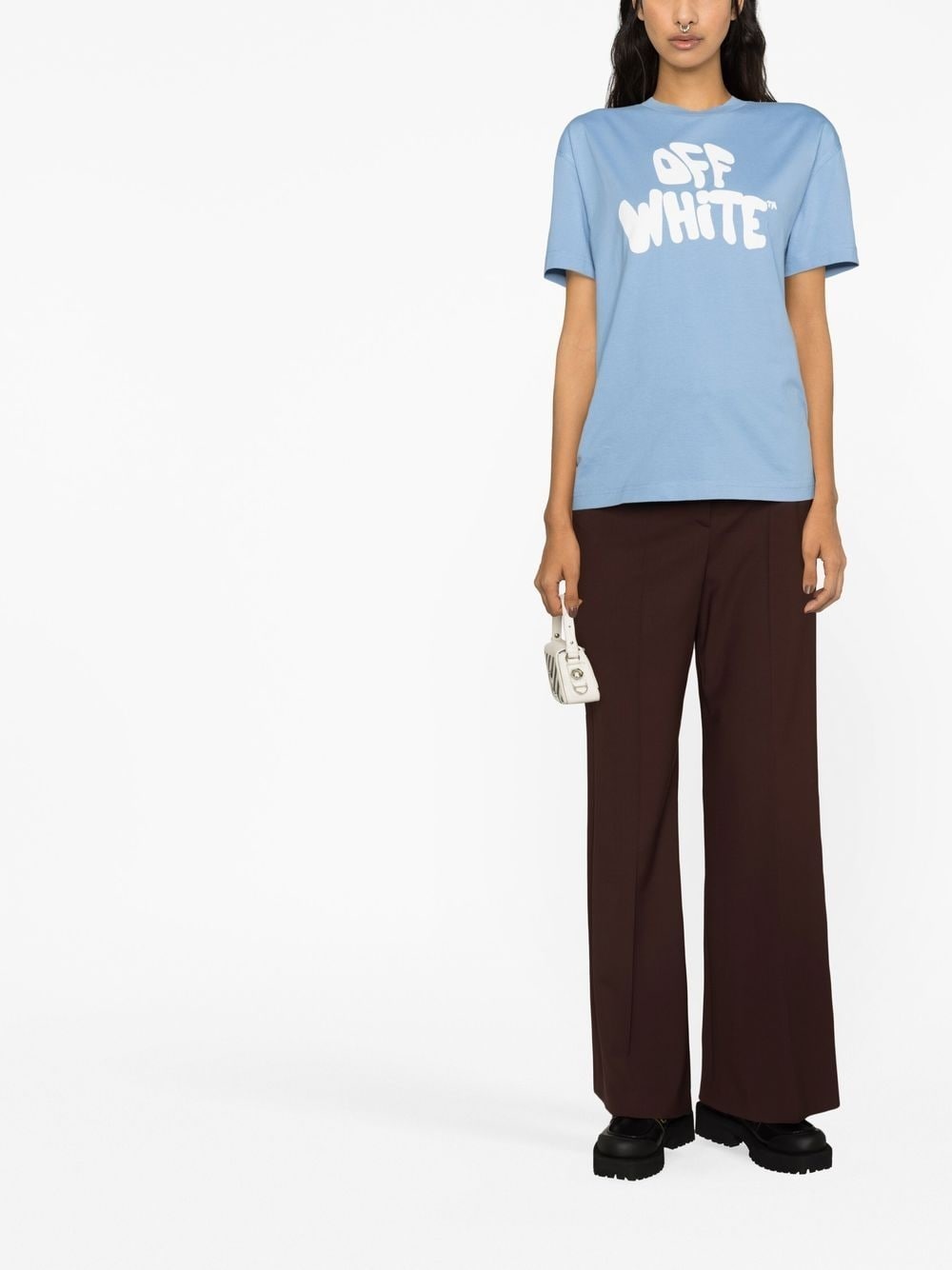 logo print T-shirt - 2