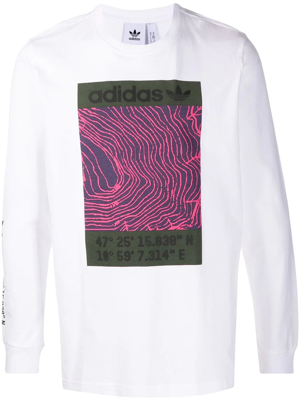 long-sleeve graphic print T-shirt - 1