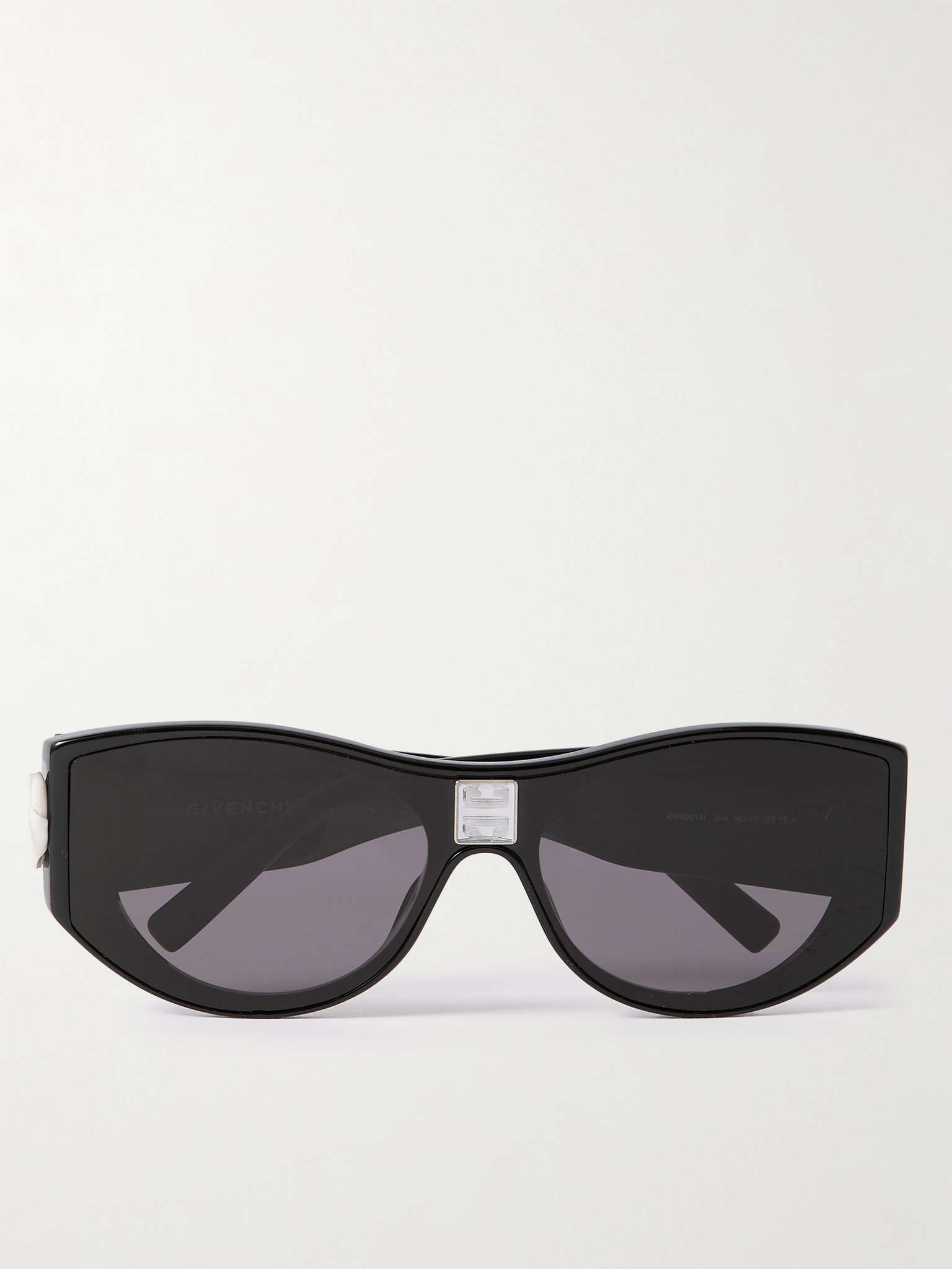 Round-Frame Acetate and Silver-Tone Sunglasses - 1