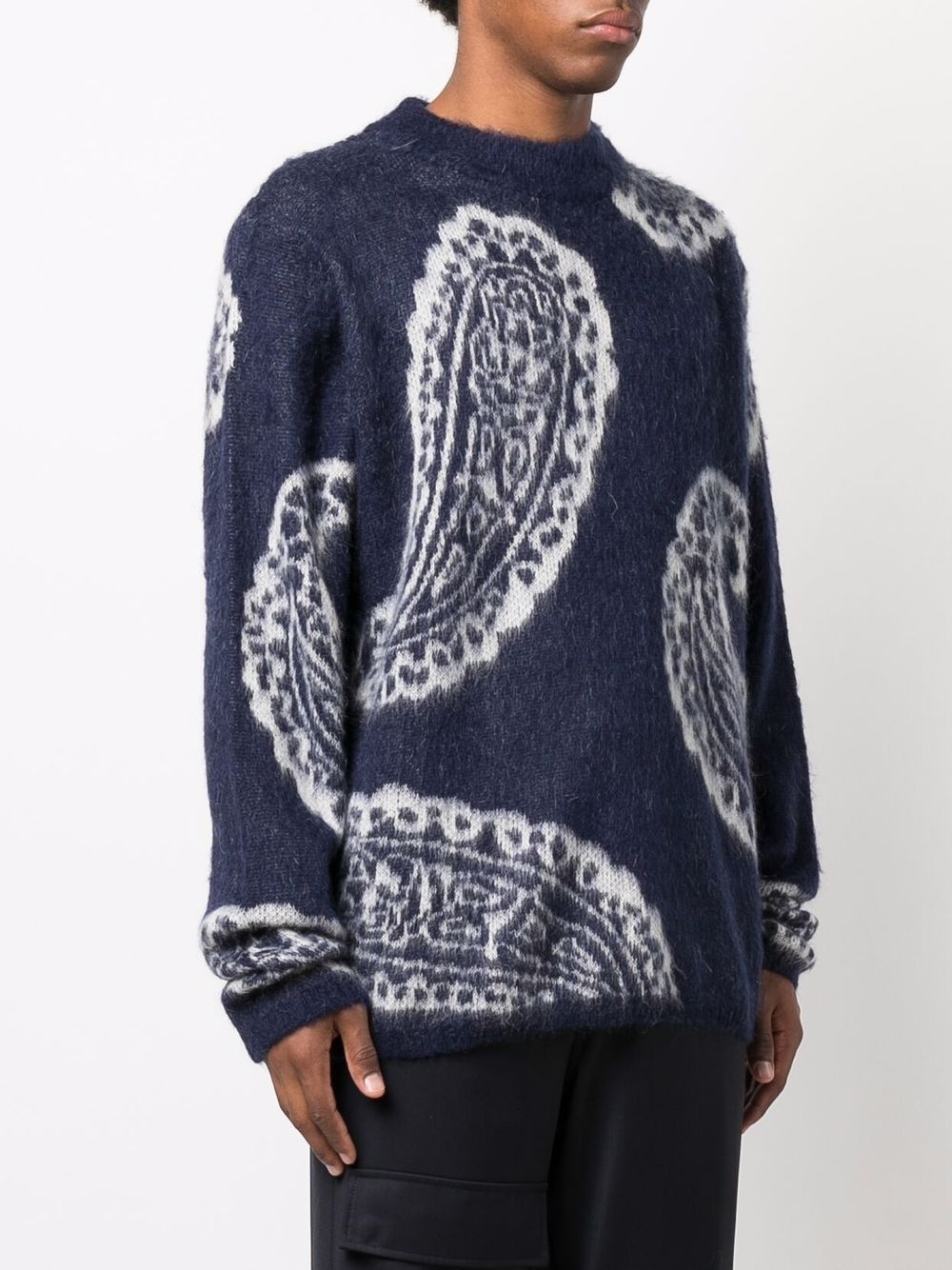 paisley knit jumper - 3