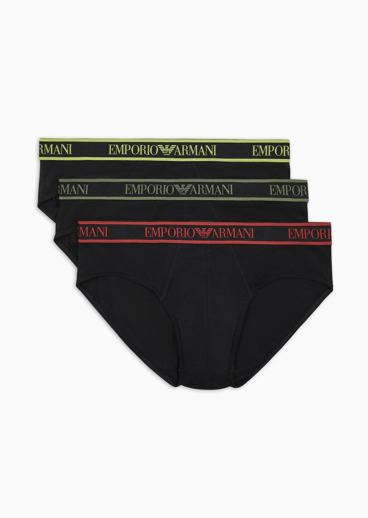 Three-pack of briefs with Core logo waistband - 1