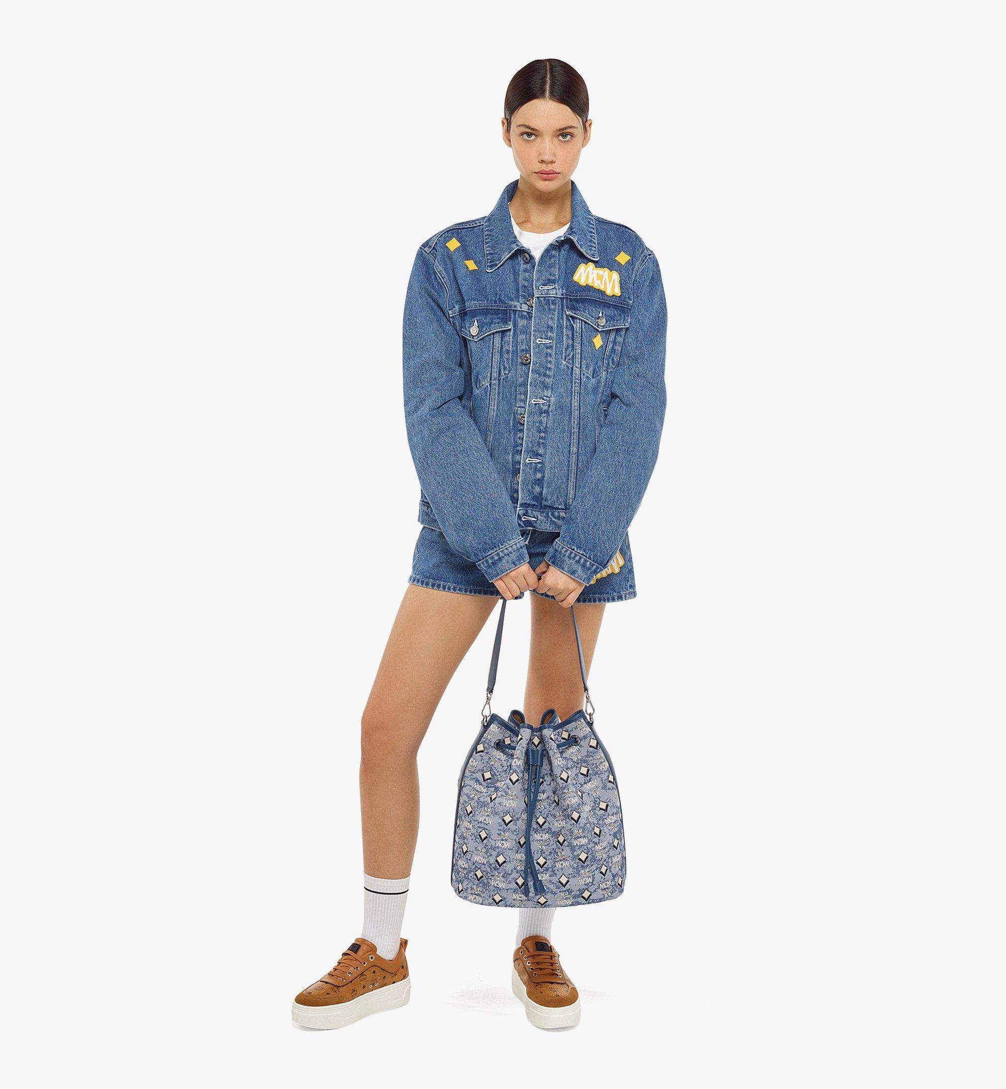 Dessau Drawstring Bag in Vintage Monogram Jacquard - 7