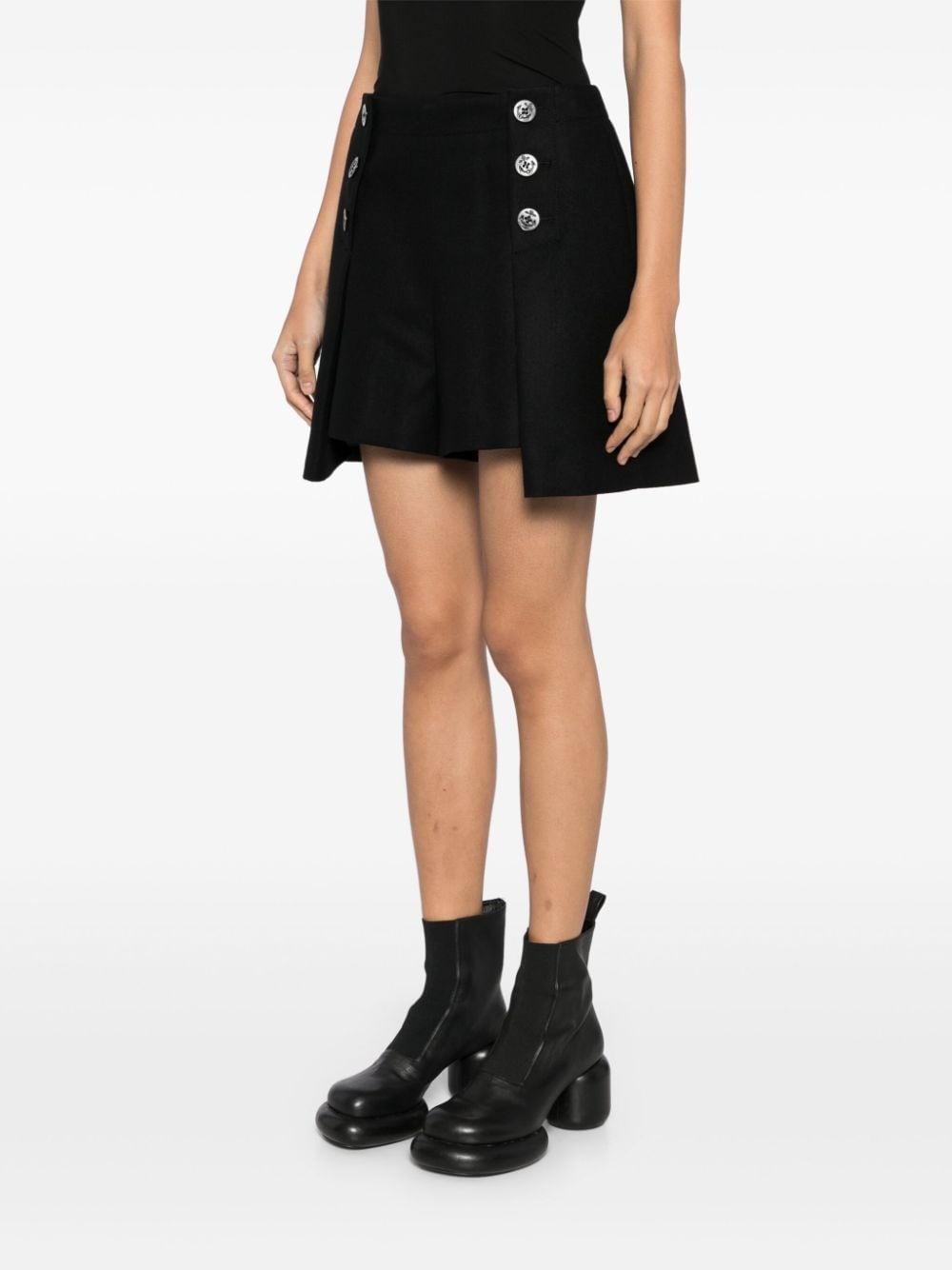 pleated tailored short - 3