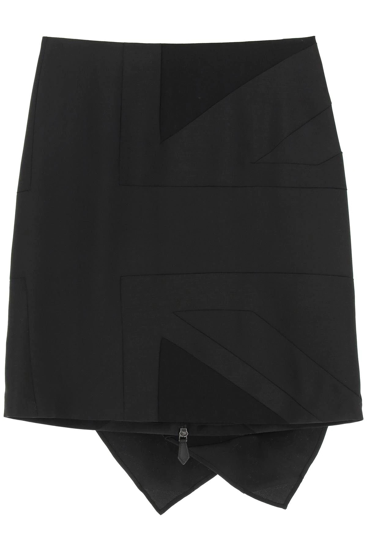 SKIRT WITH FLAG INTARSIA - 1