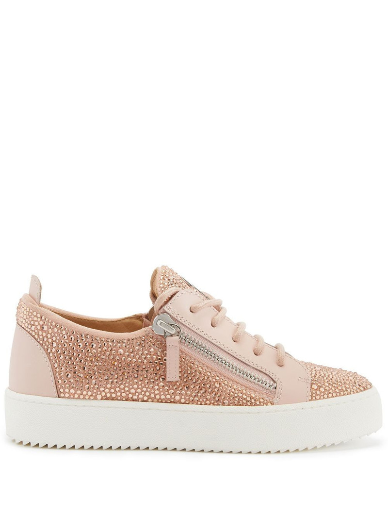 Gail crystal-embellished sneakers 1