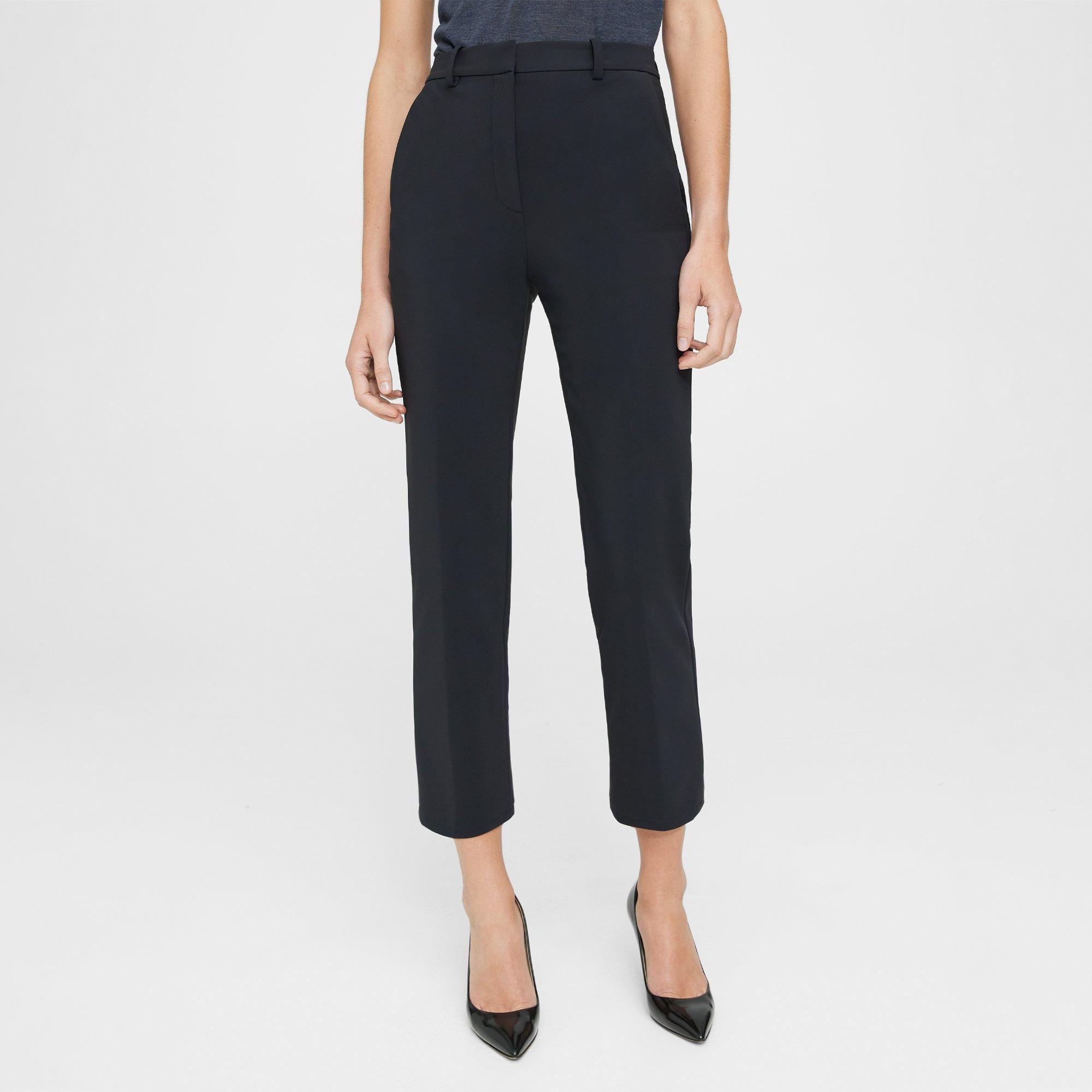 Cropped High-Waist Pant in Precision Ponte - 3