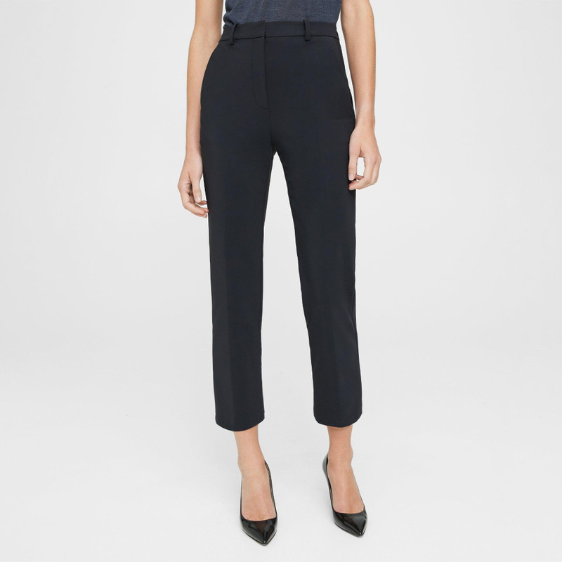 Cropped High-Waist Pant in Precision Ponte 3