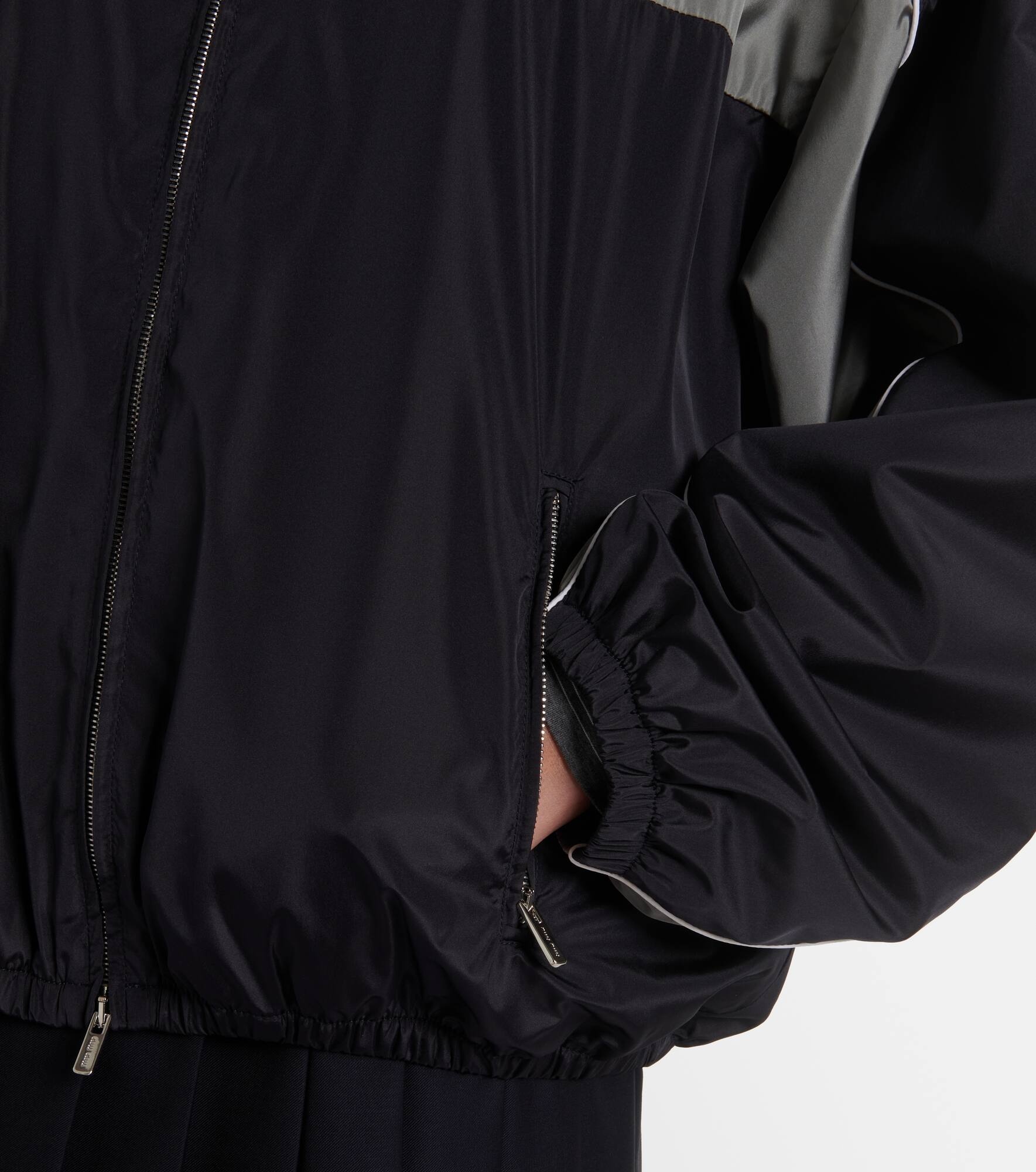 Logo oversized track jacket - 5