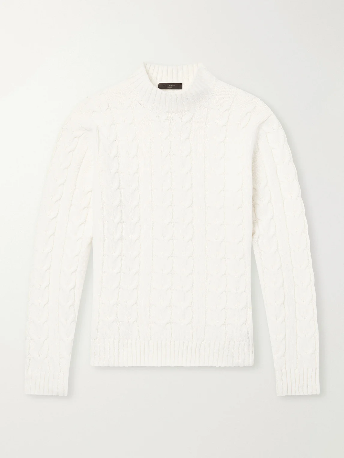 Zanone Slim-Fit Cable-Knit Virgin Wool Sweater - 1
