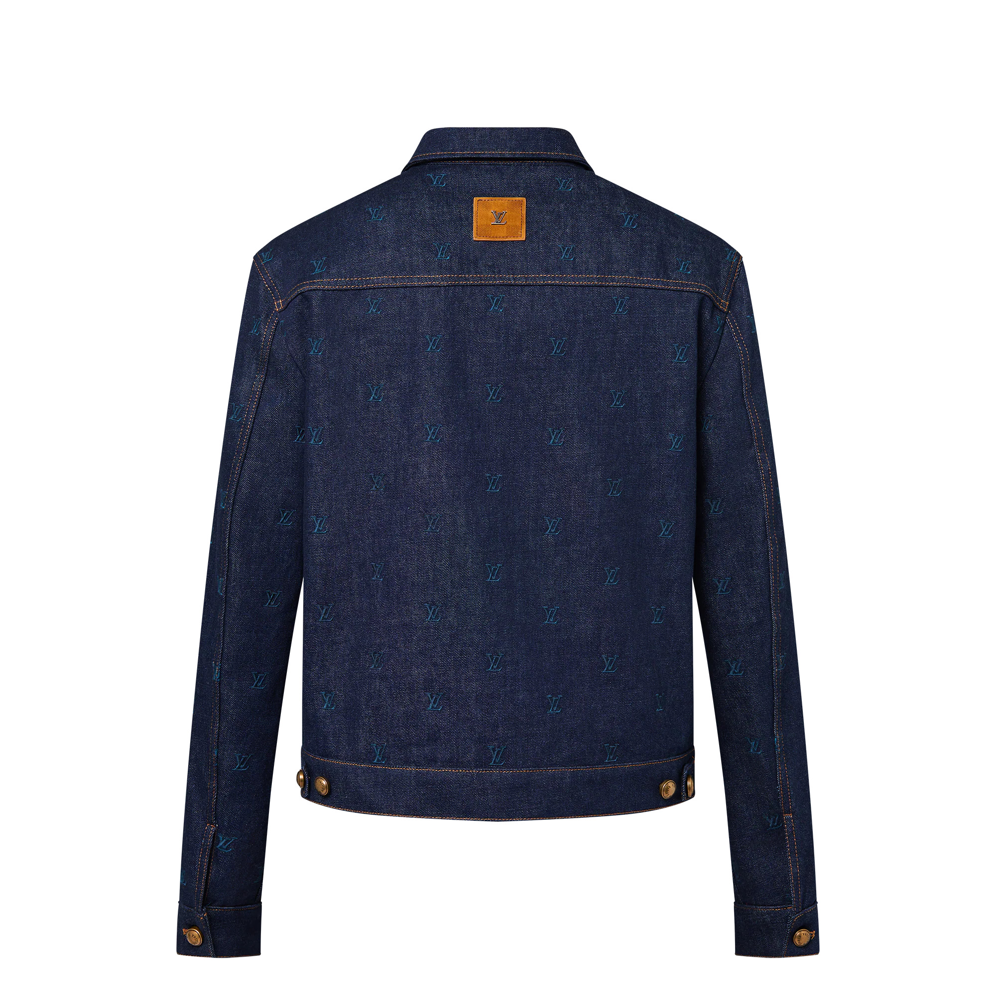 LV Blason Embroidered Denim Blouson - 3
