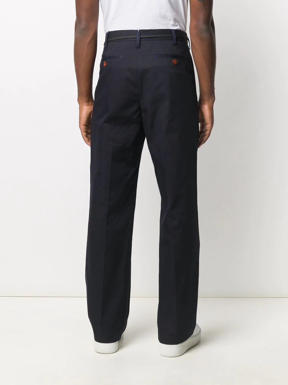 tailored straight-leg trousers - 4