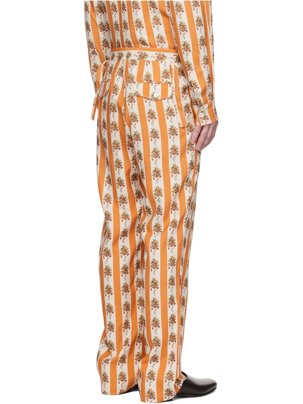 Orange Fruit Bowl Trousers - 3