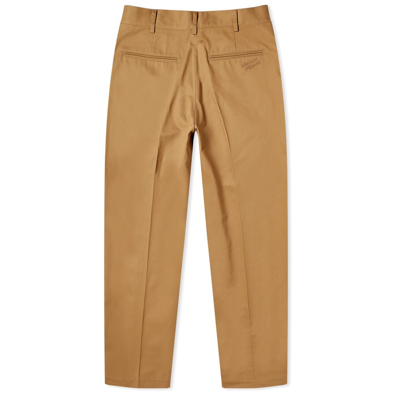 Maison Kitsuné Maison Kitsune Handwriting Logo Carrot Fit Chino outlook